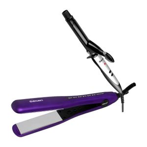 Combo Siegen Alisadora SG-4750 + Rizador SG-2411 Tubo de 25mm