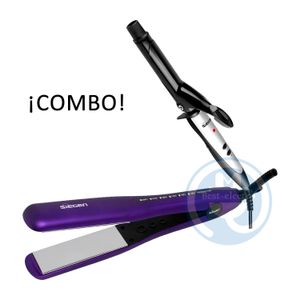 Combo Siegen Alisadora SG-4750 + Rizador SG-2411 Tubo de 25mm