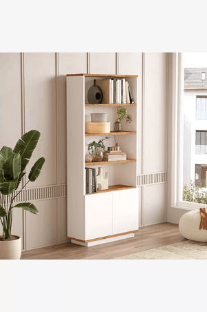 Estante Moderno Otawa color Blanco/Duna TU MESITA