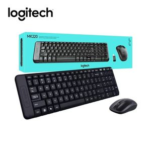 Kit inalámbrico Logitech Mk220 Teclado + Mouse Negro