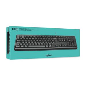 Combo Teclado + Mouse Logitech Desktop MK120 Negro