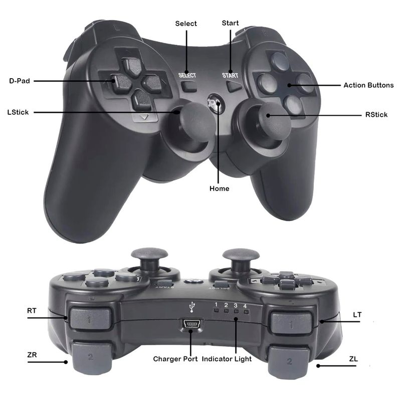 Consola Retro Game Stick X2 Plus 128 GB - 4K HD Ps1 Psp Sn64 40000 Juegos  con Mandos Recargables