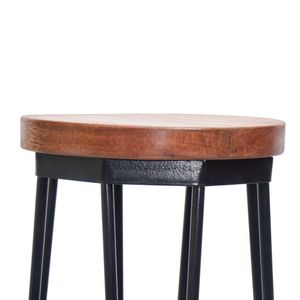 SET X 2 Und Banco Bar METHOME de Metal Fijo Negro