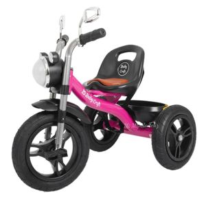 Triciclo Chavito Para Niños Musical Llantas Grandes Rosa
