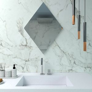 Espejo Serrano en forma de rombo Tuhome