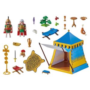 Set De Juego Playmobil Asterix Tienda Con Generales