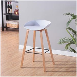 Banco Bar Nórdico Paolo Ventitas Home Blanco