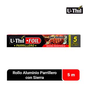 Papel de aluminio parrillero 30cmx5m U-thil