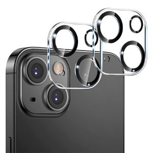 Protector de Cámara para iPhone 13 / iPhone 13 Mini, Transparente Con Borde Negro