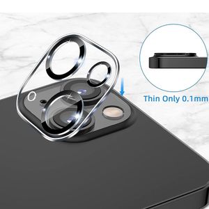 Protector de Cámara para iPhone 13 / iPhone 13 Mini, Transparente Con Borde Negro