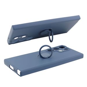Case para Samsung Galaxy S23 Ultra con anillo, azul