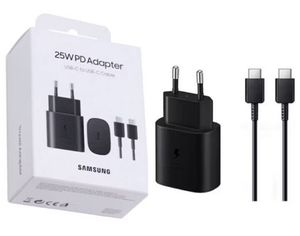 Cargador samsung 25w Cable Tipo C a Tipo C  Super carga Rapida