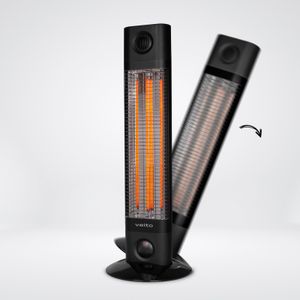 CALEFACTOR PORTATIL CH1800 RT NEGRO