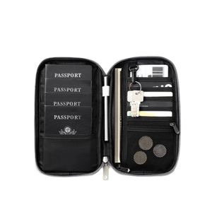 Porta Documentos De Viaje Negro Con Rfid Cool Bags Negro