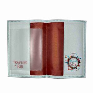 Porta Pasaporte Around The World Cool Bags Turquesa
