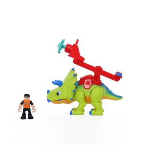 Dinosaurio Dino Troop Kids Triceraptors Con Figura