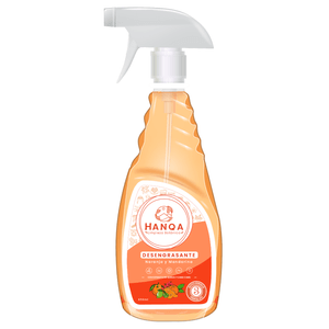 Desengrasante Líquido HANQA Naranja y Mandarina Botella 500Ml