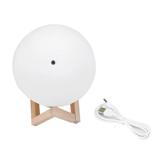 Humidificador de Aire Lámpara Portátil Luna 3D Led