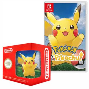 Pokemon lets go pikachu Nintendo Switch + taza