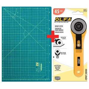 Cutting Mat A2 Base de Corte A2 60x45 Cm Más Cuchilla Circular  Olfa Japonesa 45mm