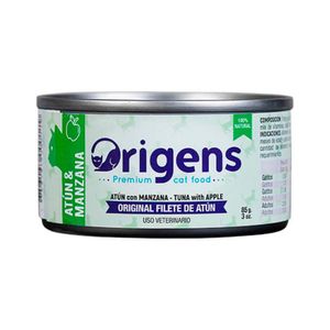 Comida húmeda para gatos Origens Lata Filete de Atún & Manzana 85 gr