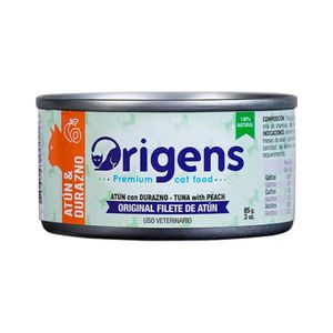 Comida húmeda para gatos Origens Filete de Atún & Durazno 85 gr