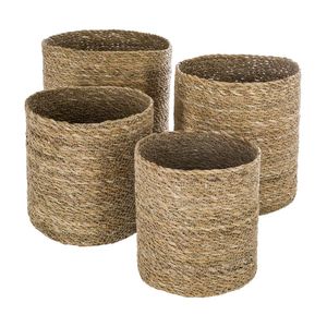 Cesto decorativo de Caña Natural 27.5cm "Xl"