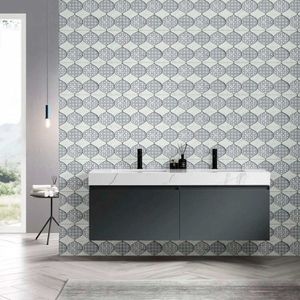 Pared Nival Hexa White Brillo 30x60cm 1.62m2