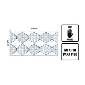 Pared Nival Hexa White Brillo 30x60cm 1.62m2