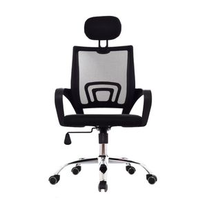 Silla de Oficina Giratoria Atlantis Negro Alta Bonno