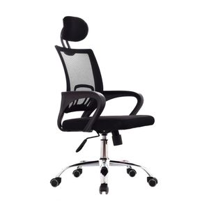 Silla de Oficina Giratoria Atlantis Negro Alta Bonno