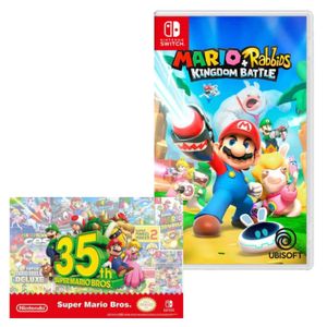 Mario y  Rabbids Kingdom Battle y poster Nintendo Switch