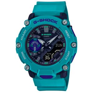Reloj Casio G-Shock Carbon Core GA2200-2A Digital Analógico Turquesa
