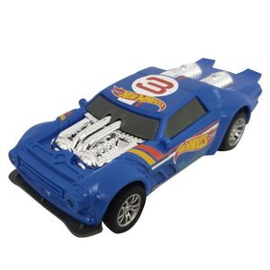 Carro Hot Wheels Pullback 13Cm Azul W2