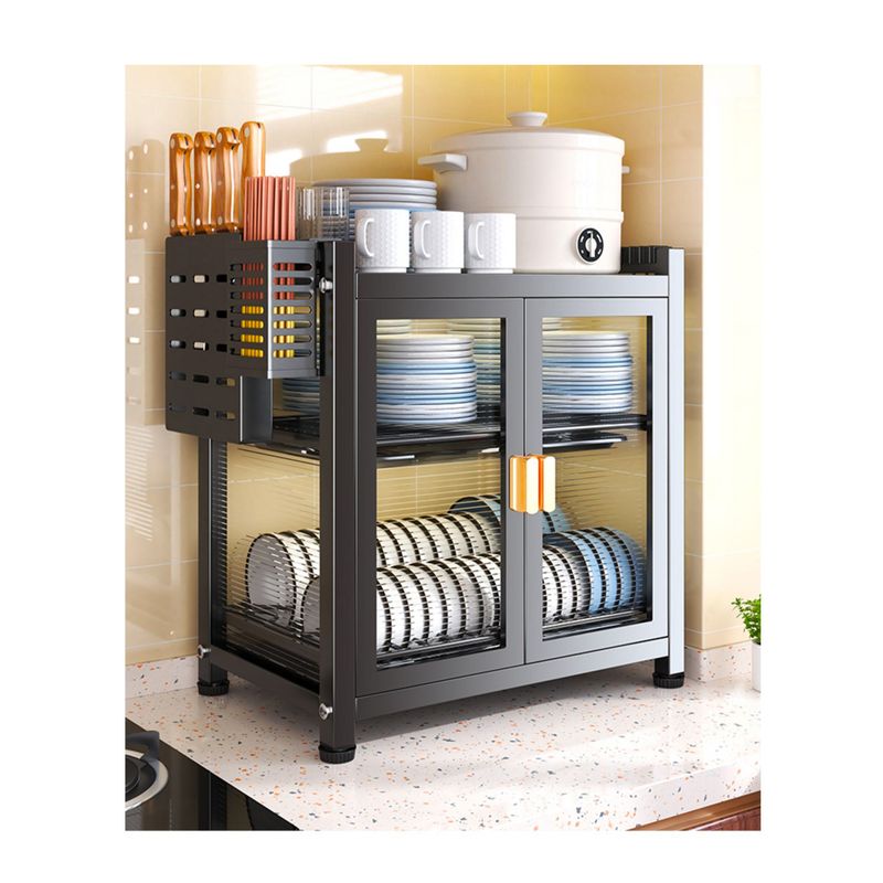 Estante Organizador Multifuncional Cocina D69 BL Y Escurridor de Platos  Premium 85cm - Real Plaza