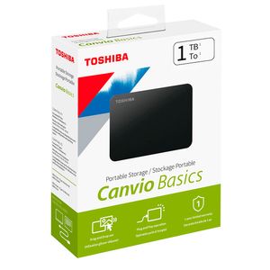 Disco Externo Toshiba 1TB 3.0 Canvio Basics HDTB510XK3AA