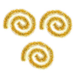 Guirnaldas de Navidad Decorativas Doradas 200cm x3