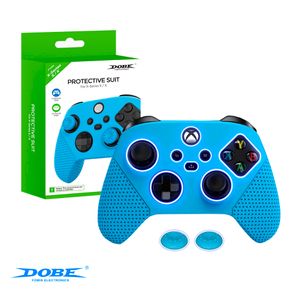 Funda De Silicona Para Mandos Xbox Serie X/S + Grip Celeste