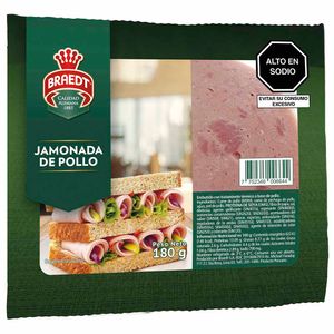 Jamonada de Pollo BRAEDT Paquete 180g