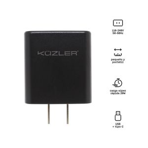 Cargador Pared Kuzler BLEMIRO-102N 20W Negro