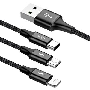 Cable BASEUS 3en1 Usb/Light/Tipca Usb 3A