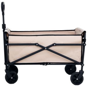 Carrito de Playa VIVA HOME Plegable Beige