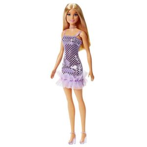 Muñeca Barbie Glitz Vestido Morado