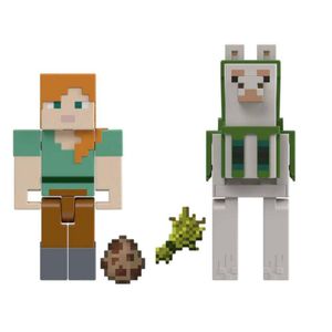 Figura Minecraft Core Craf Alex Y Llama