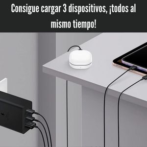 Cargador de Pared Samsung Power Adapter Trio 65W USB-C (x2) USB-A