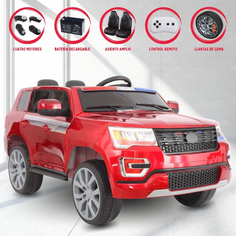 Carro para niños con bateria recargable 2025