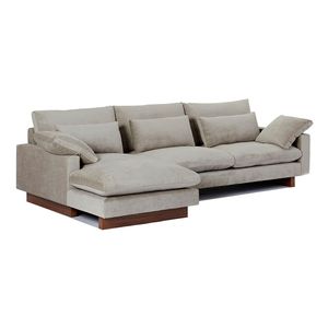 Seccional Formas Home Vasco Gris Beige