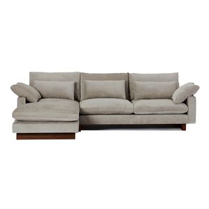 Seccional Formas Home Vasco Gris Beige