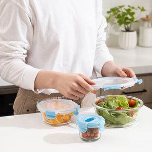 Taper de Alimentos de Vidrio Hermético