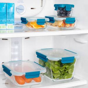 Taper de Alimentos de Vidrio Hermético